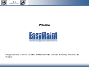 Diapositiva 1 - GSATI-Sistema de Mantenimiento EasyMaint, Software
