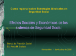 Curso regional sobre Estrategias Sindicales en Seguridad Social