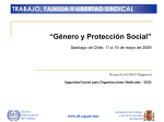 GENERO Y PROTECCION SOCIAL curso mayo 2009
