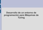 Desarrollo de un entorno de programación para Máquinas de Turing