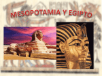 MESOPOTAMIA Y EGIPTO