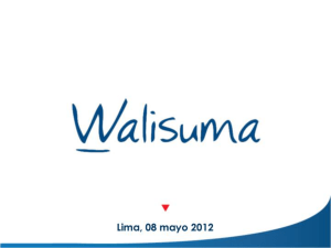 Walisuma – “lo mas mejor”