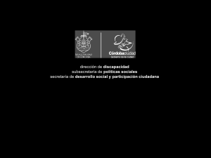 Dirección de Discapacidad Córdoba