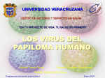 papiloma humano - Universidad Veracruzana