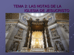 TEMA 2: LAS NOTAS DE LA IGLESIA DE JESUCRISTO