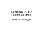 sentido de lo posmoderno. - U