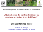 Dr. Enrique Martínez Meyer - 1er Foro Nacional de Adaptación al
