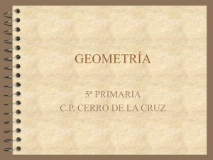 GEOMETRIA 5º - colegio Cerro de la Cruz