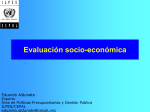 Evaluación Socio Económica