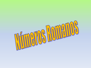 Números Romanos