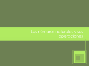 Presentación números naturales