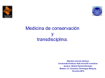 Medicina de conservación y transdisciplina.