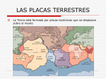 LAS PLACAS TERRESTRES - geografía e historia