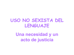 lenguaje no sexista - igualdad para todos/as