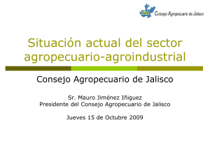 Situación actual del sector agropecuario-agroindustrial
