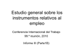 Presentación sobre el Estudio General 2010 sobre los instrumentos