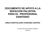 documento de apoyo a la sedacion paliativa para el profesional