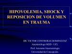 Hipovolemia y reposición de volumen