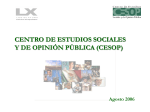 Centro de Estudios Sociales y de Opinión Pública