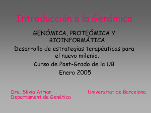 Genómica funcional - Universitat de Barcelona