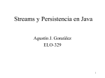 Streams y Persistencia en Java