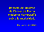 Impacto del Rastreo de Cáncer de Mama mediante Mamografía