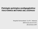 Presentación de PowerPoint - Sociedad Valenciana de Cirugía