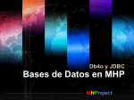 Bases de Datos en MHP
