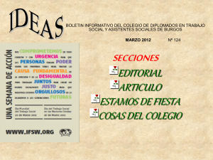 Diapositiva 1 - Colegio Oficial de Trabajo Social de Burgos