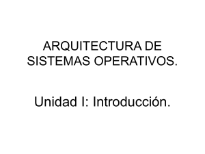arquitectura de sistemas operativos.