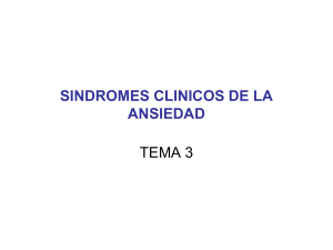 tema 3. sindromes cl... - Horarios de los centros asociados de la uned