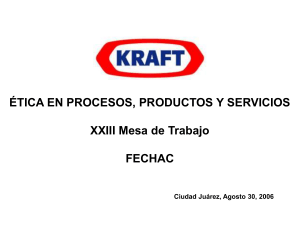 Presentacion Kraft Foods México