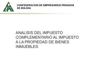 Diapositiva 1 - Confederación de Empresarios Privados de Bolivia