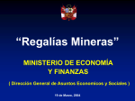 MINISTERIO DE ECONOMÍA Y FINANZAS