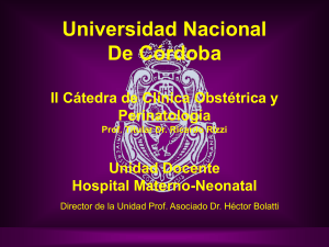 Diapositiva 1 - Inicio - Catedra Obstetrucia Bolatti