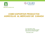 como exportar a canada agricultura - CEI-RD