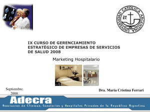 Marketing Hospitalario