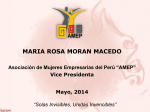 Asociación de Mujeres Empresarias del Perú “AMEP”…