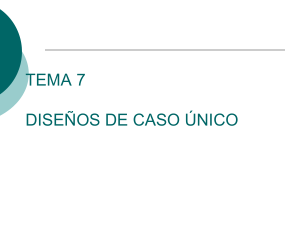 tema 7 diseños de caso único - Horarios de los centros asociados