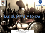 guerras médicas y guerra del Peloponeso