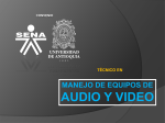 CONVENIO - Técnico en Manejo de Equipos de Audio y Video
