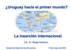 ¿Uruguay hacia el primer mundo?