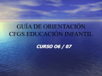 GUÍA DE ORIENTACIÓN CFGS EDUCACIÓN INFANTIL