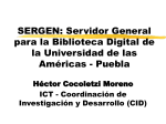 Presentación de Avances ICT