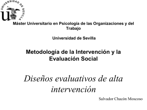 Dise&ntilde;os de alta intervenci&oacute;n - Innoevalua