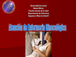 Atención de Enfermeria Ginecológica