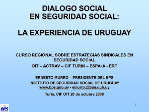 Dialogo social en Uruguay