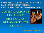 Complicaciones locales y sistemicas de la exodoncia simple