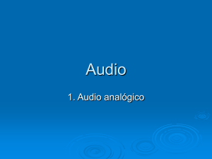 1. Audio analogico