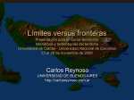 Límites versus fronteras